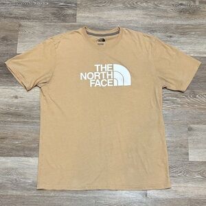 The North Face Men's Beige Short Sleeve Tee